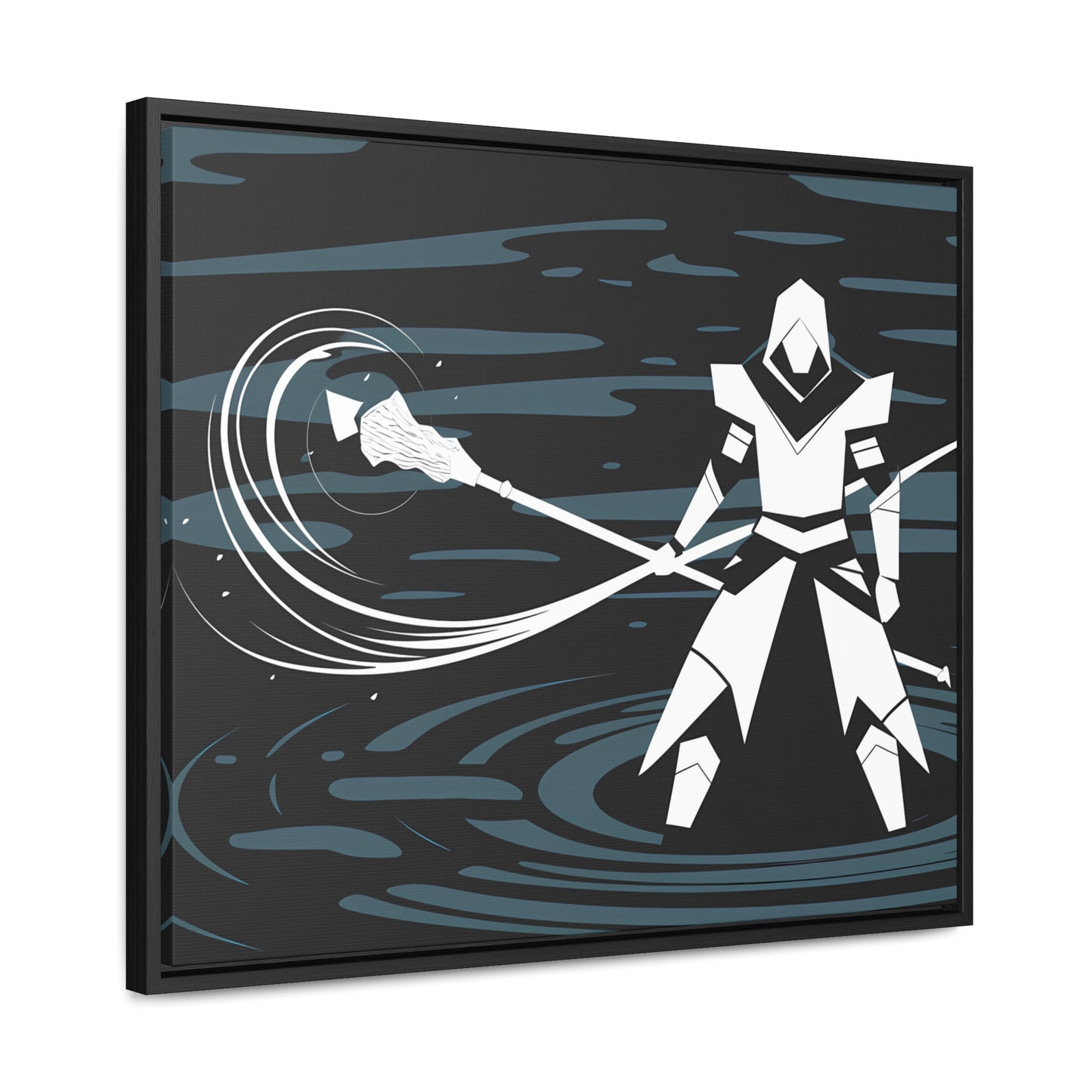 "Guardian of the Abyss" - Gallery Canvas Wraps, Horizontal Frame