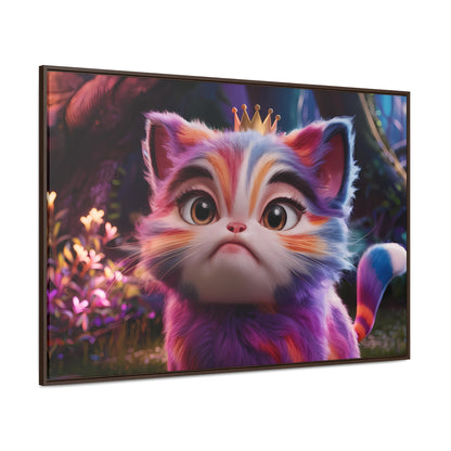 Regal Whiskers in the Enchanted Forest - Gallery Canvas Wraps, Horizontal Frame
