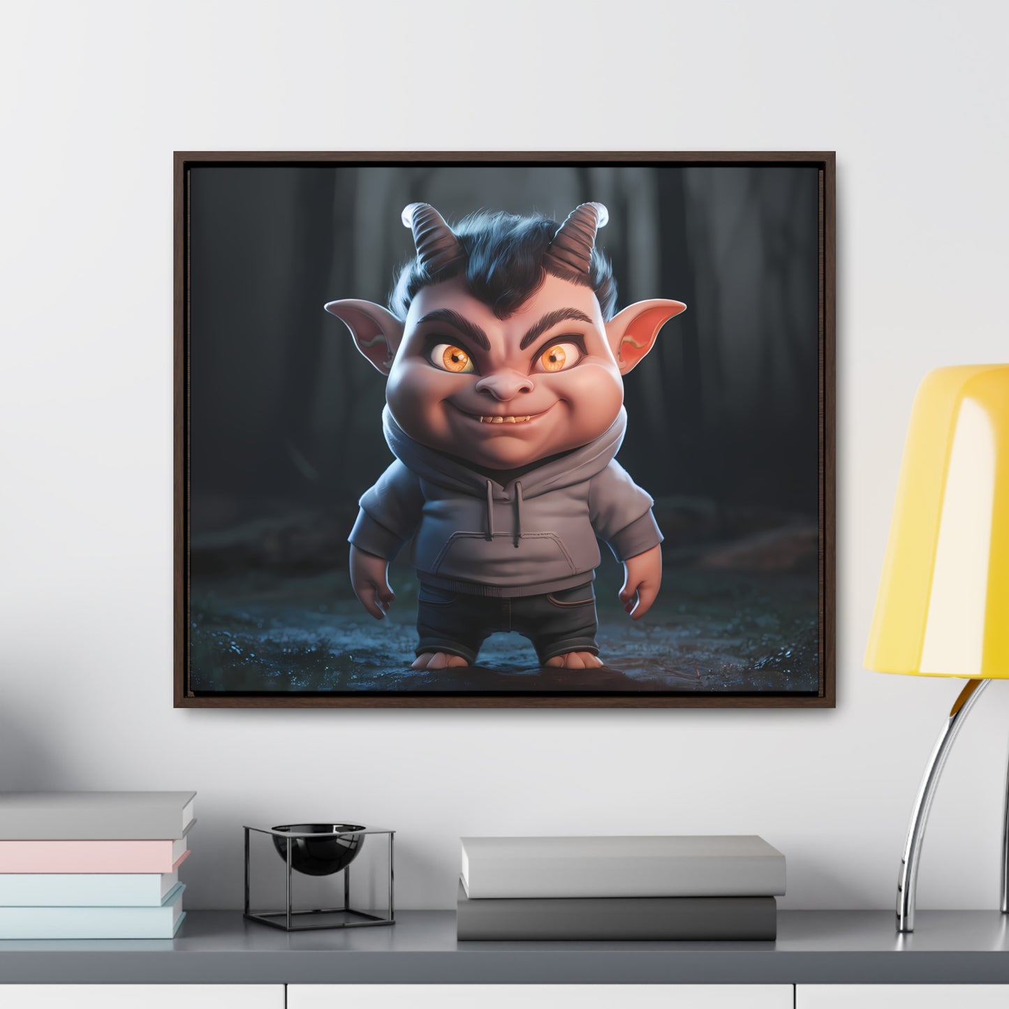 "Forest Mischief" - Gallery Canvas Wraps, Horizontal Frame