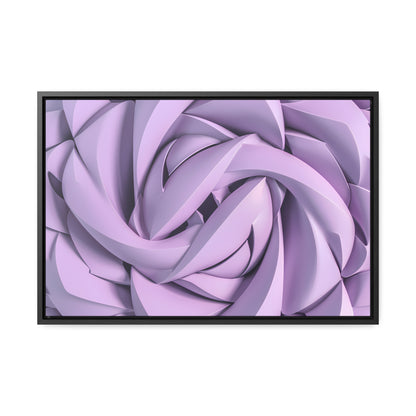 Spiral Petals - Gallery Canvas Wraps, Horizontal Frame