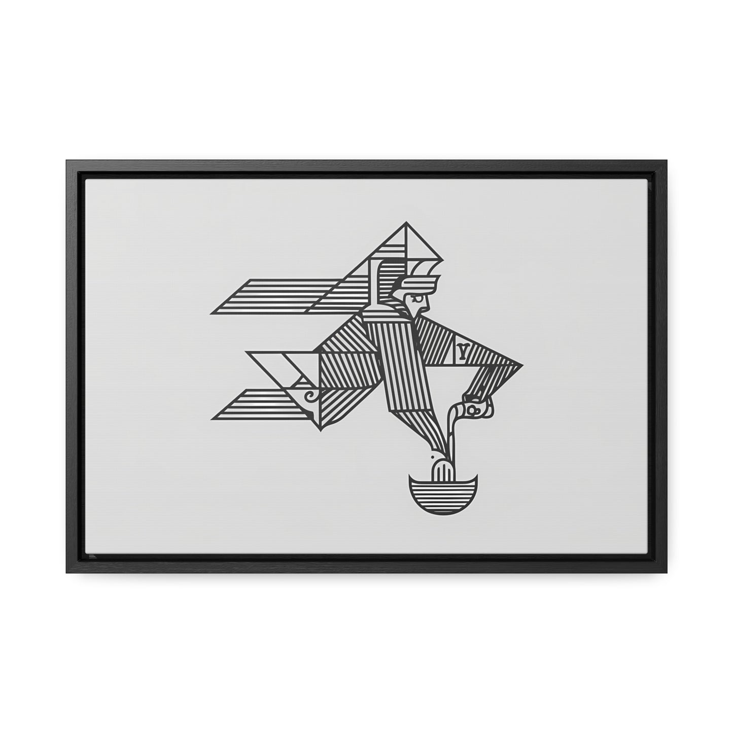 "The Water Bearer" - Gallery Canvas Wraps, Horizontal Frame