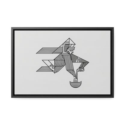 "The Water Bearer" - Gallery Canvas Wraps, Horizontal Frame