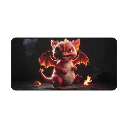 Cute pouting Dragon - Desk Mat