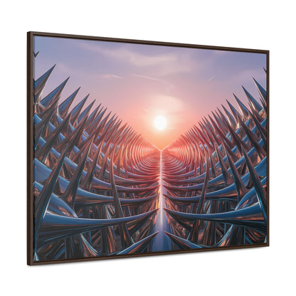 Path of Thorns at Sunrise - Gallery Canvas Wraps, Horizontal Frame