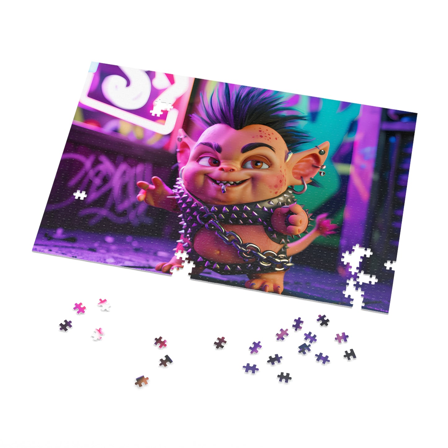 Punk Goblin Grooves - Jigsaw Puzzle (30, 110, 252, 500,1000-Piece)
