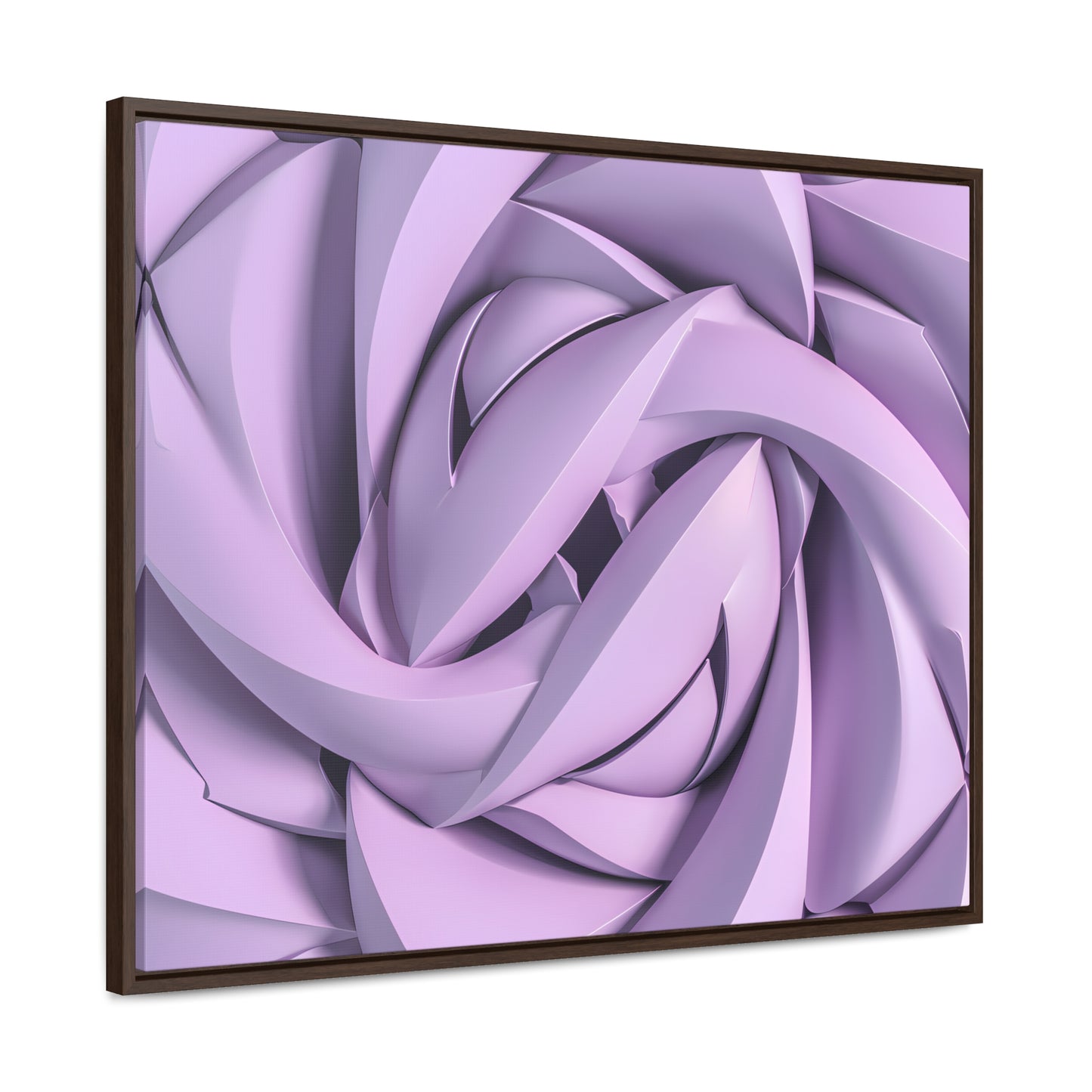 Spiral Petals - Gallery Canvas Wraps, Horizontal Frame
