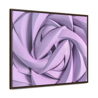 Spiral Petals - Gallery Canvas Wraps, Horizontal Frame