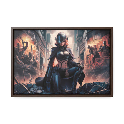 "Shadow of the Resistance" - Gallery Canvas Wraps, Horizontal Frame