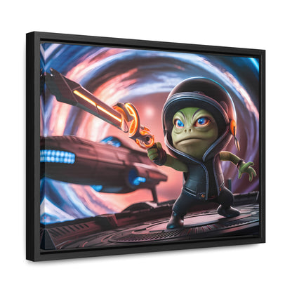 Galactic Guardian: Defender of the Stars - Gallery Canvas Wraps, Horizontal Frame