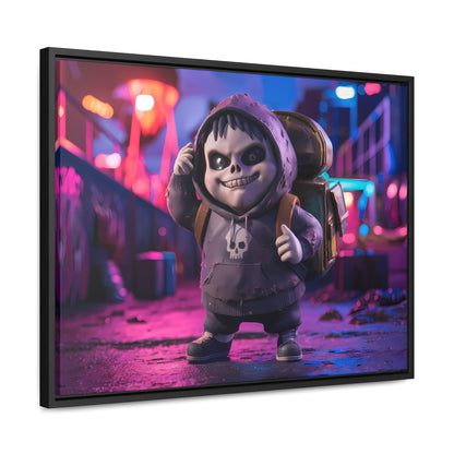 Midnight Mischief - Gallery Canvas Wraps, Horizontal Frame