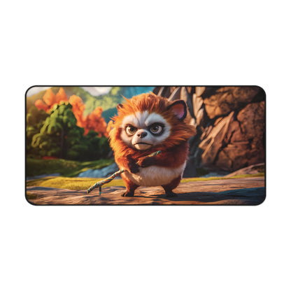 Cute furry Creature - Desk Mat
