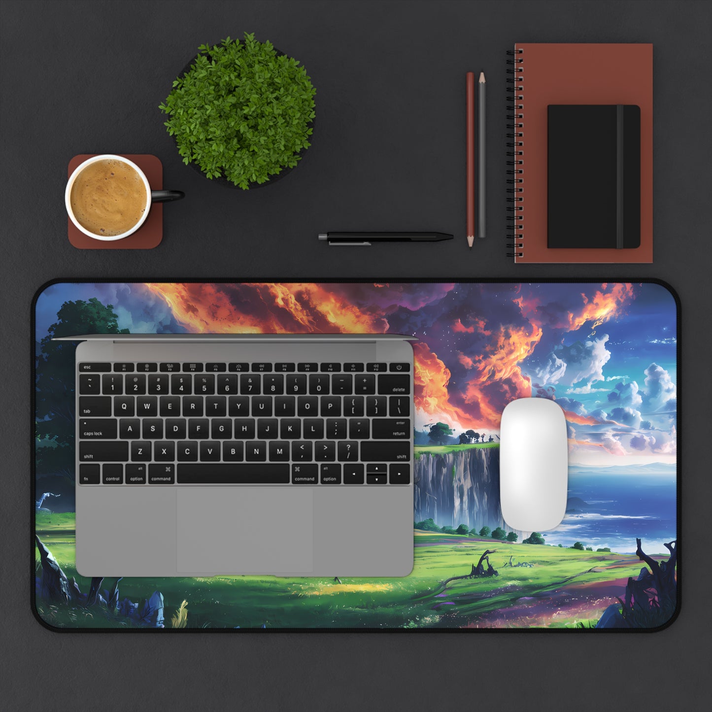 Edge of the Burning Horizon - Desk Mat