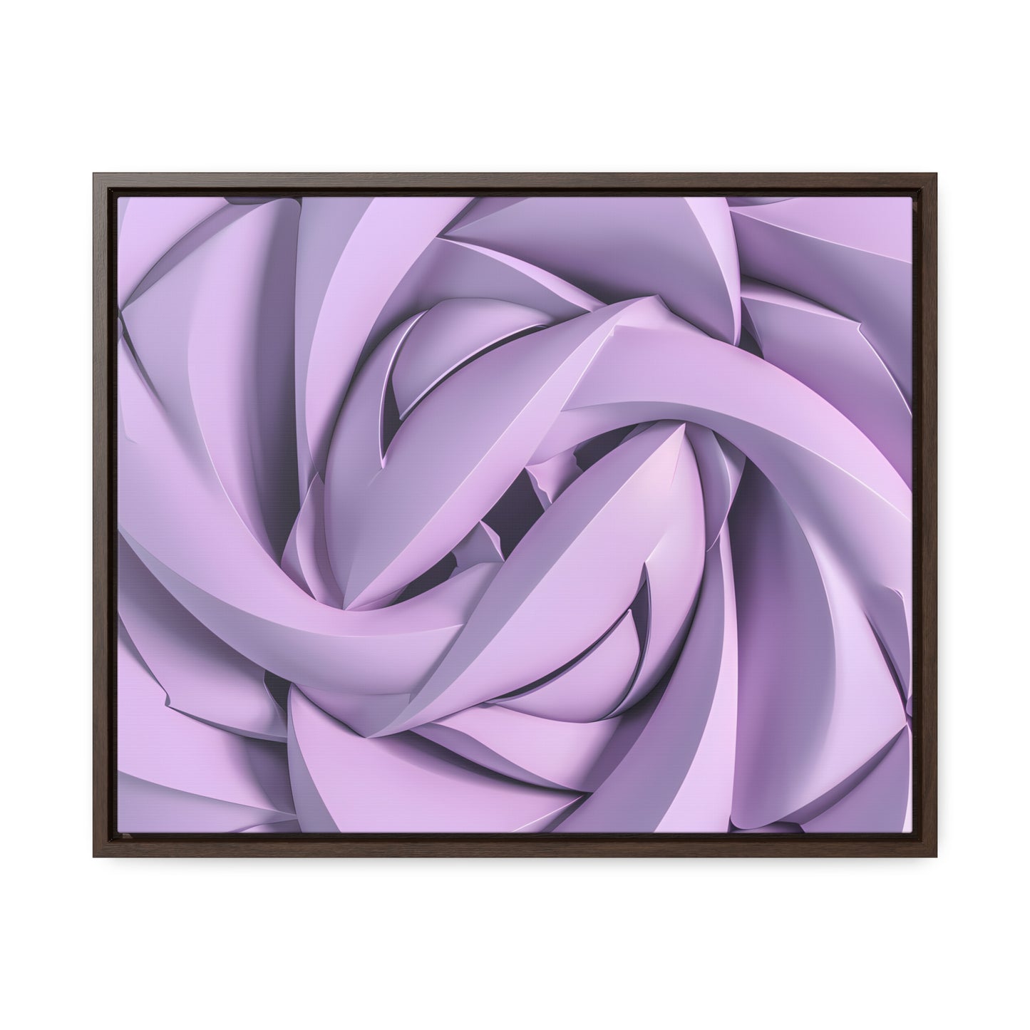 Spiral Petals - Gallery Canvas Wraps, Horizontal Frame