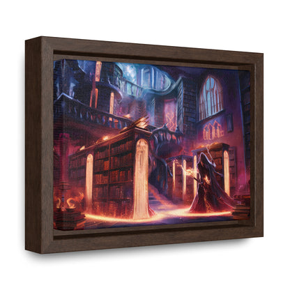 The Arcane Library of Eternal Knowledge - Gallery Canvas Wraps, Horizontal Frame