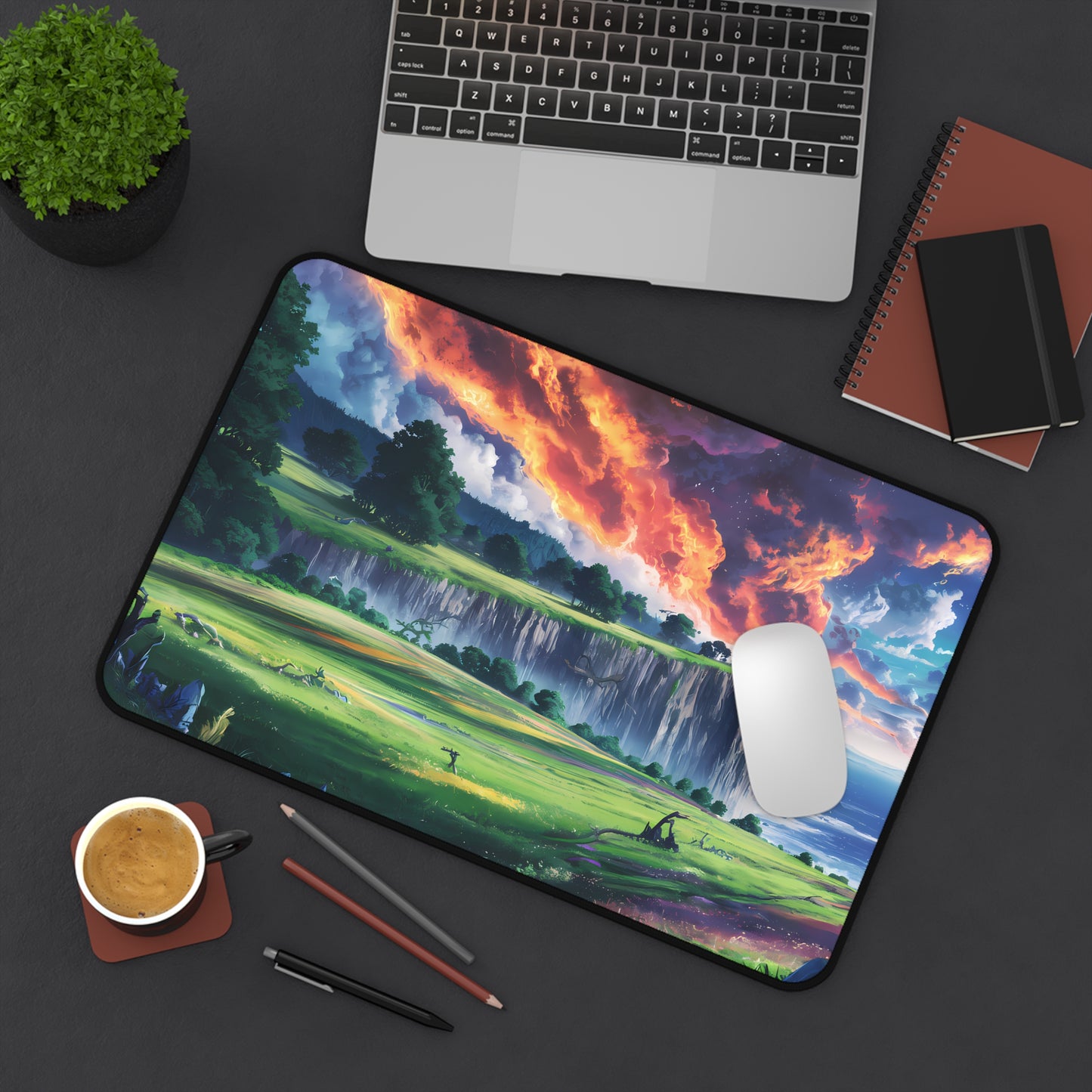 Edge of the Burning Horizon - Desk Mat