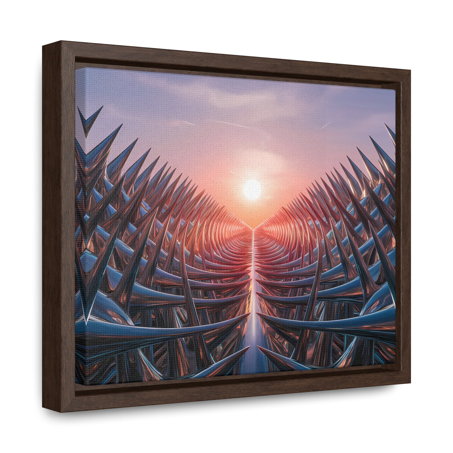 Path of Thorns at Sunrise - Gallery Canvas Wraps, Horizontal Frame