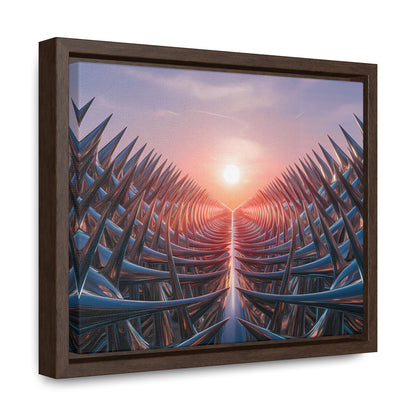 Path of Thorns at Sunrise - Gallery Canvas Wraps, Horizontal Frame