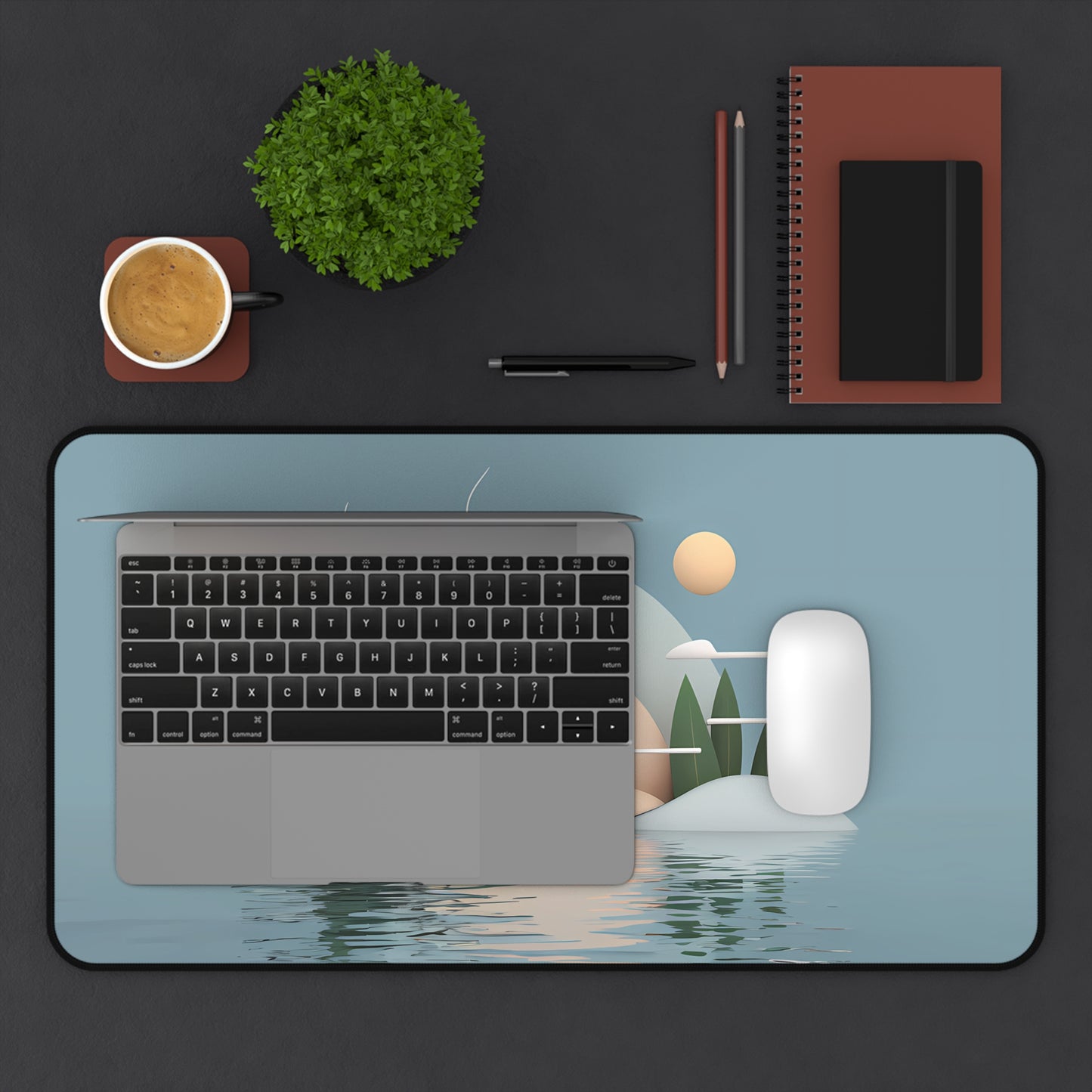 Pastel Island - Desk Mat