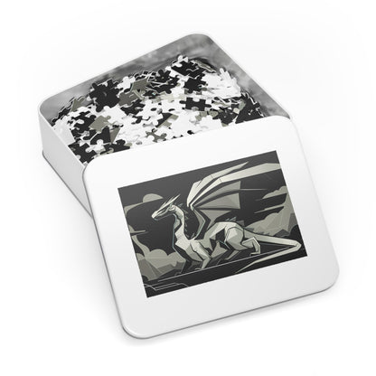 Obsidian Guardian of the Twilight Peaks - Jigsaw Puzzle (30, 110, 252, 500,1000-Piece)