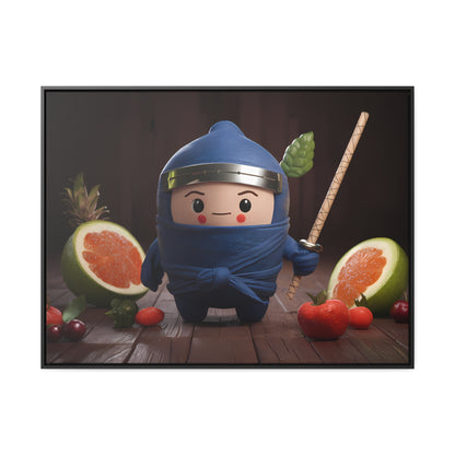 Ninja Fruit Guardian - Gallery Canvas Wraps, Horizontal Frame
