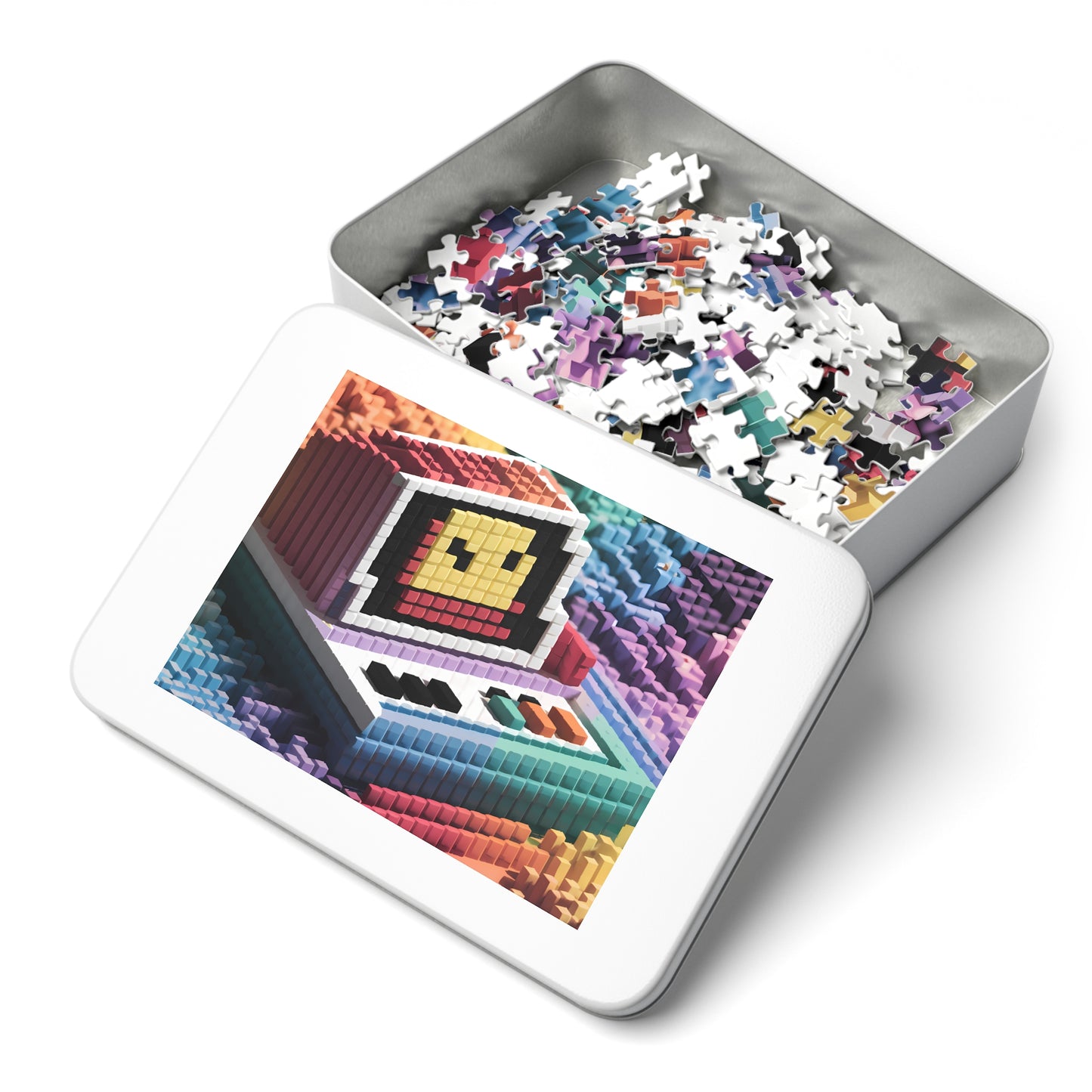 Pixelated Retro Vibes - Jigsaw Puzzle (30, 110, 252, 500,1000-Piece)