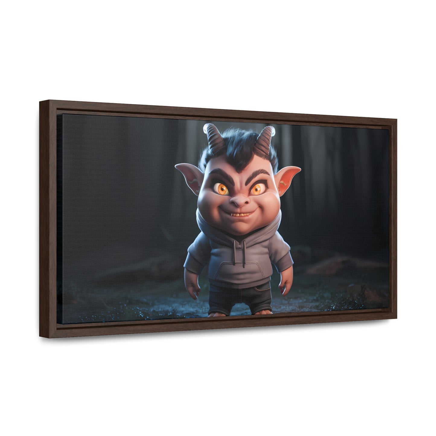 "Forest Mischief" - Gallery Canvas Wraps, Horizontal Frame
