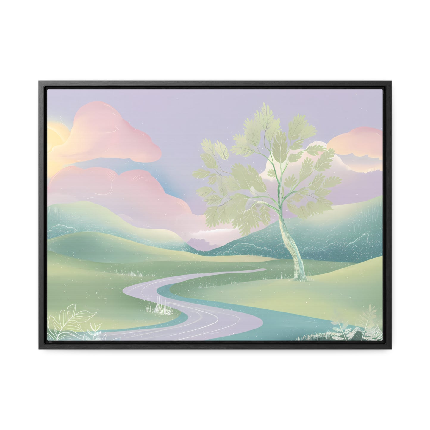 Whispers of Dawn - Gallery Canvas Wraps, Horizontal Frame