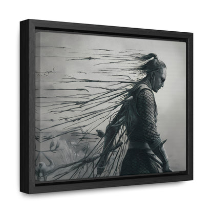 "Endurance in Silence" - Gallery Canvas Wraps, Horizontal Frame