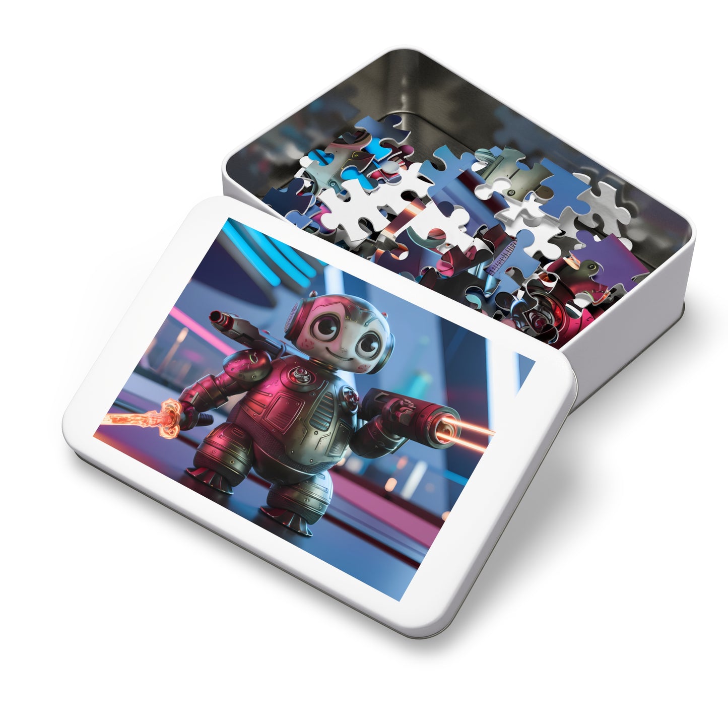 Galactic Guardian Bot - Jigsaw Puzzle (30, 110, 252, 500,1000-Piece)