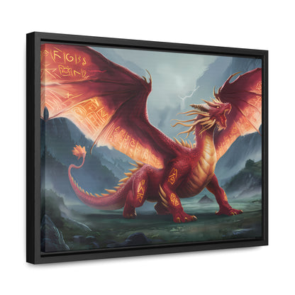 The Inferno Guardian - Gallery Canvas Wraps, Horizontal Frame