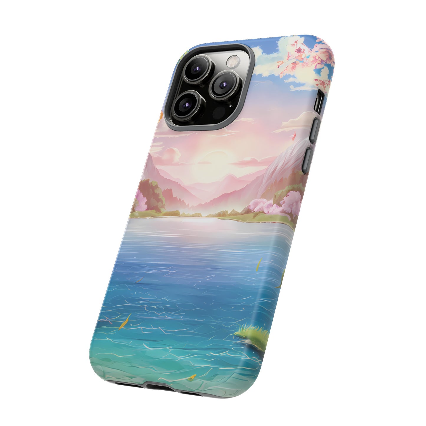 Serene Lake and Mountains - Smartphone Tough Cases