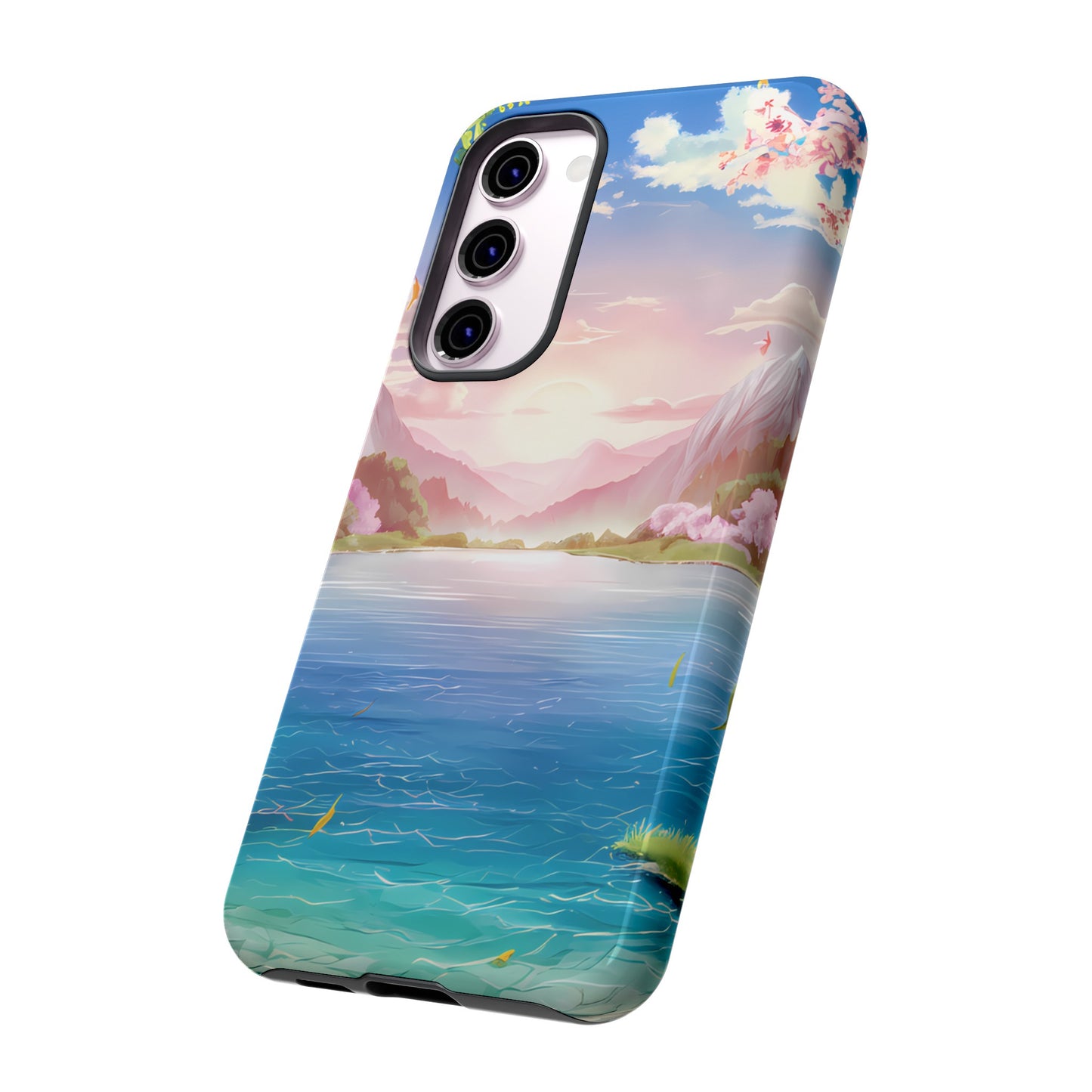 Serene Lake and Mountains - Smartphone Tough Cases