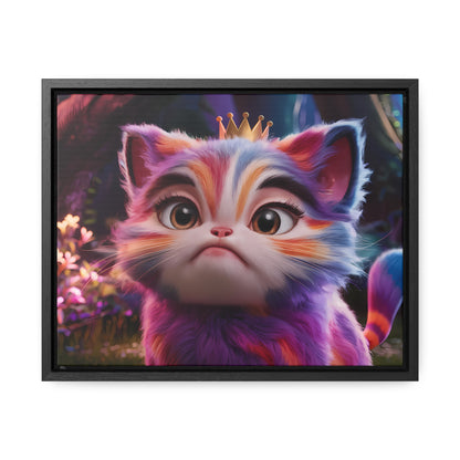 Regal Whiskers in the Enchanted Forest - Gallery Canvas Wraps, Horizontal Frame