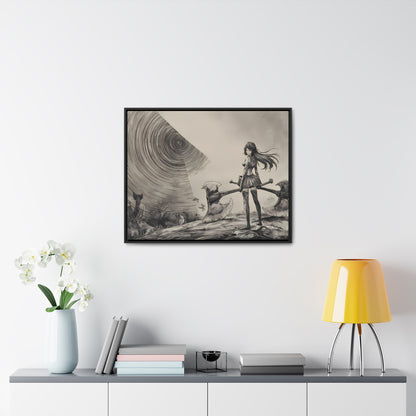 Echoes of the Abyss - Gallery Canvas Wraps, Horizontal Frame