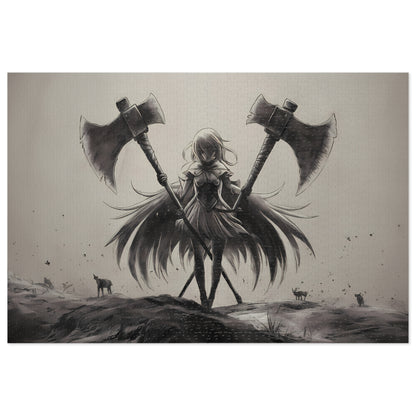 "Angel of Desolation" - Jigsaw Puzzle (30, 110, 252, 500,1000-Piece)