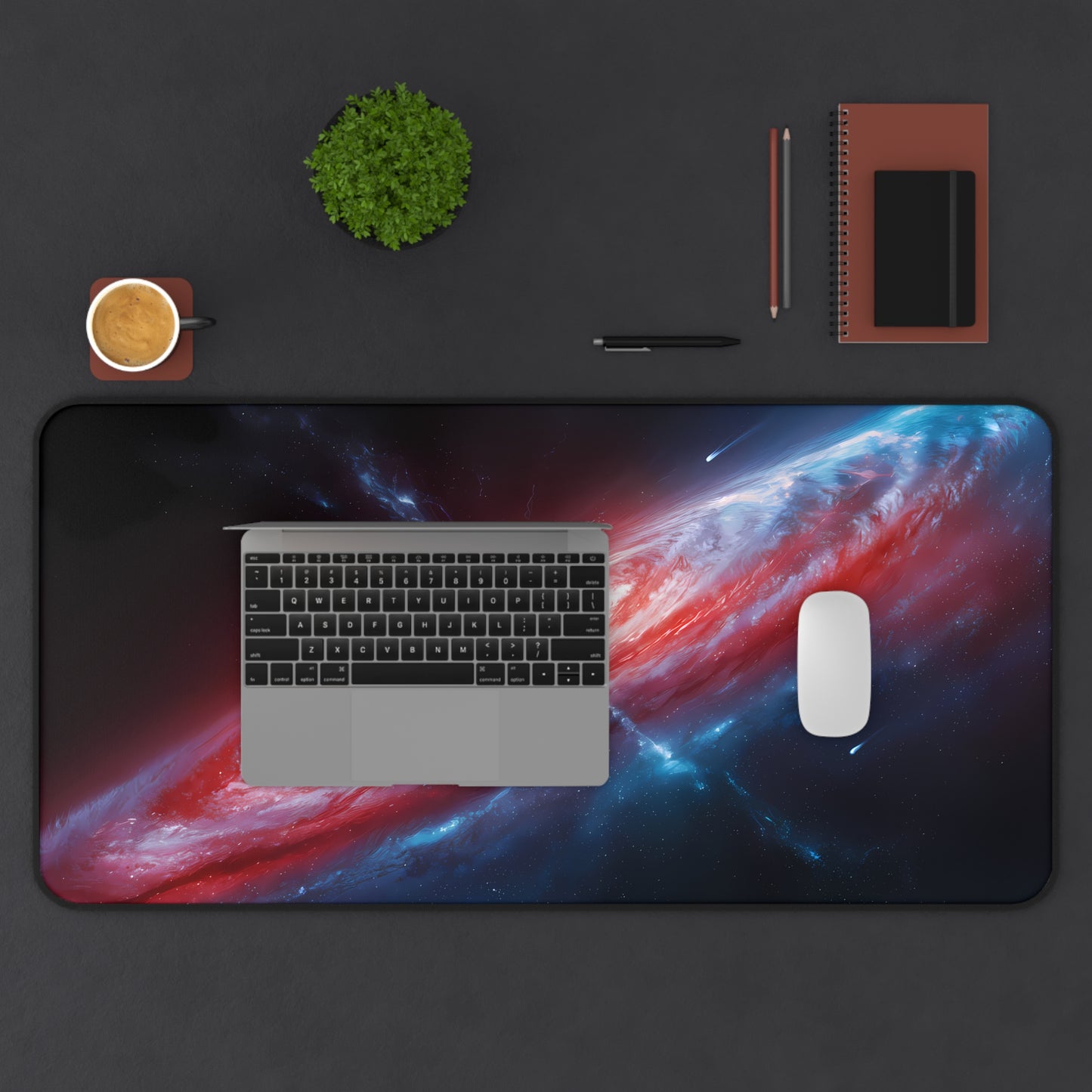 "Cosmic Maelstrom: The Birth of a Quasar" - Desk Mat