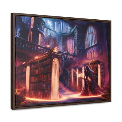 The Arcane Library of Eternal Knowledge - Gallery Canvas Wraps, Horizontal Frame