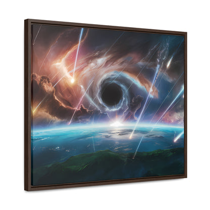 "The Eye of the Cosmic Storm" - Gallery Canvas Wraps, Horizontal Frame