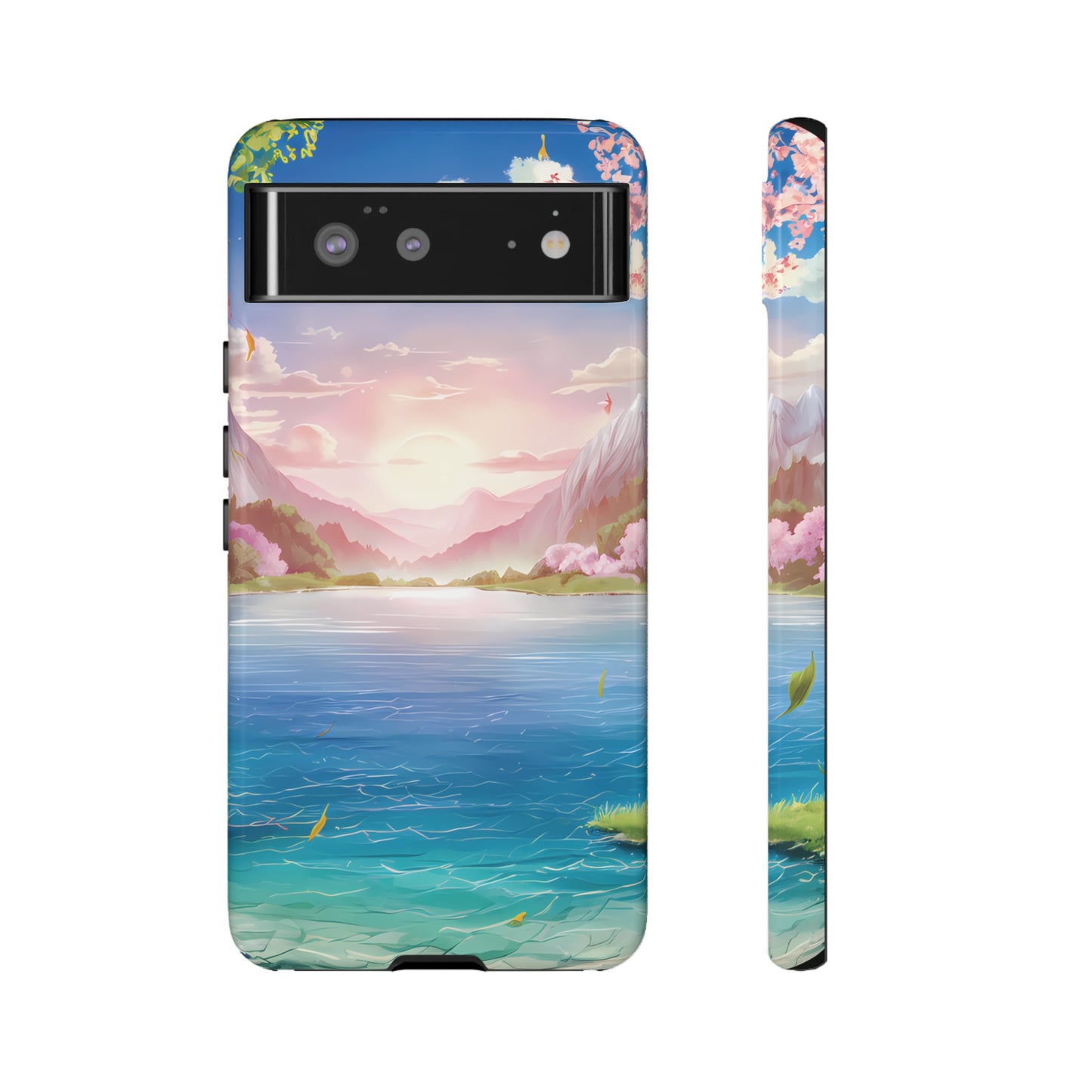 Serene Lake and Mountains - Smartphone Tough Cases
