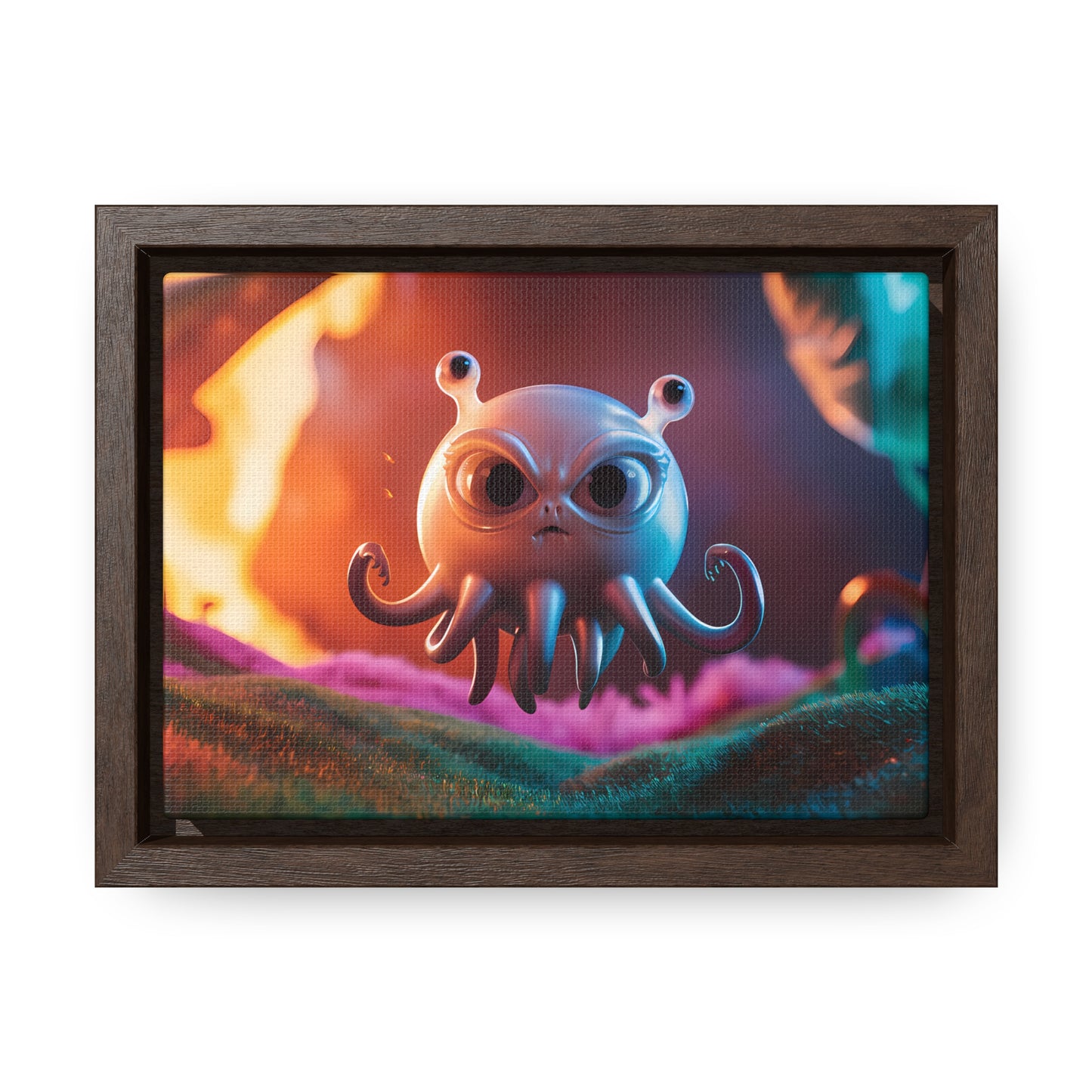 Wrath of the Alien Cephalopod - Gallery Canvas Wraps, Horizontal Frame