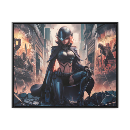 "Shadow of the Resistance" - Gallery Canvas Wraps, Horizontal Frame