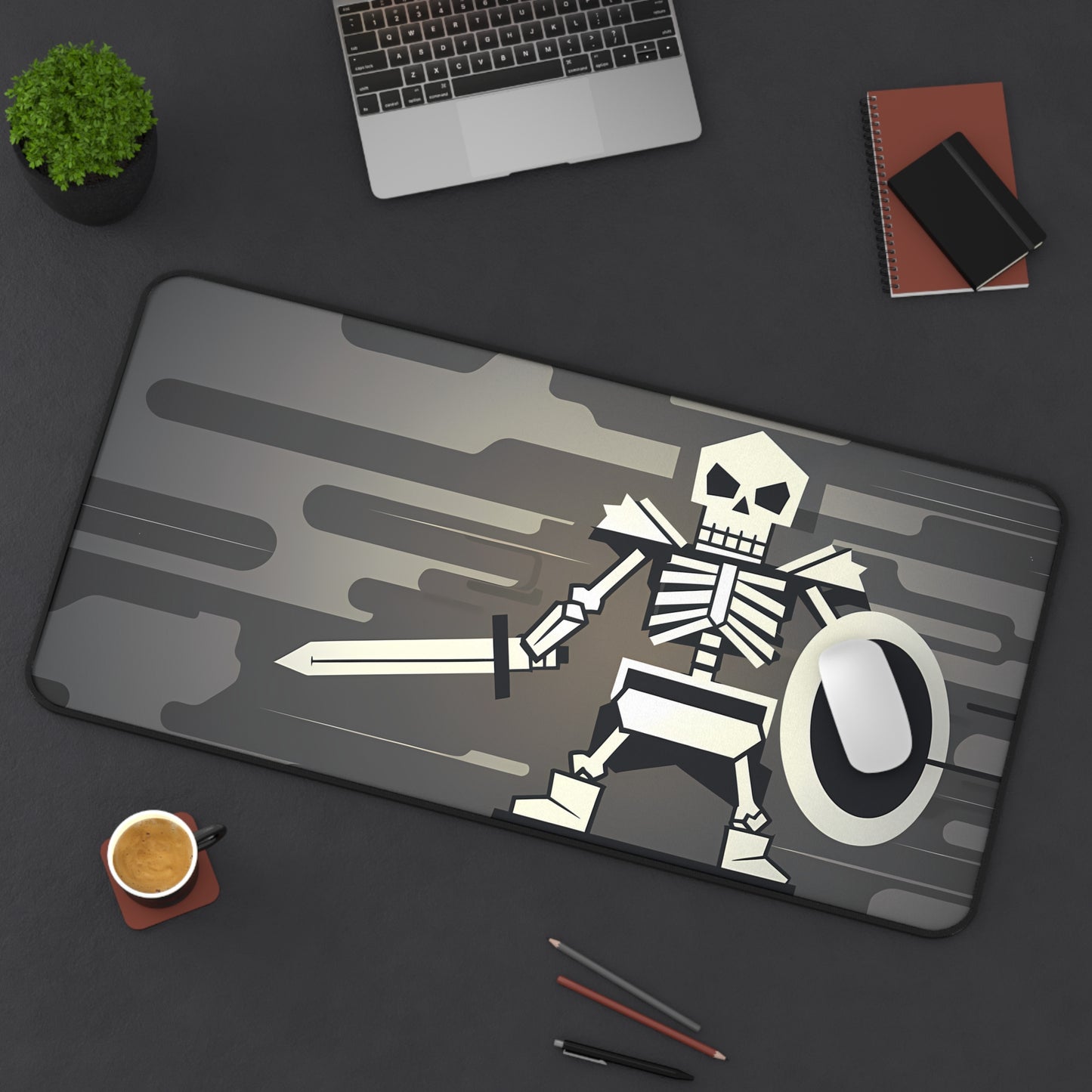 Skull Knight's Vigil - Desk Mat