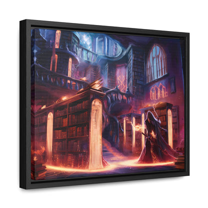 The Arcane Library of Eternal Knowledge - Gallery Canvas Wraps, Horizontal Frame