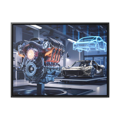 "Cutting-Edge Automotive Engineering" - Gallery Canvas Wraps, Horizontal Frame