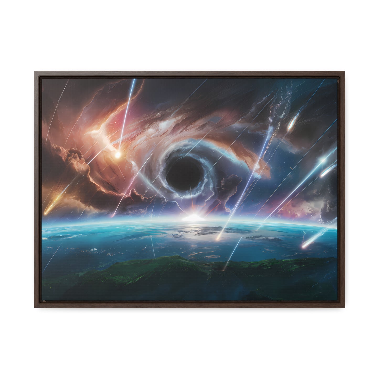 "The Eye of the Cosmic Storm" - Gallery Canvas Wraps, Horizontal Frame