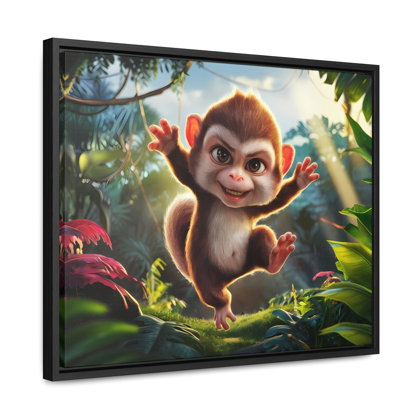 Jungle Joy - Gallery Canvas Wraps, Horizontal Frame