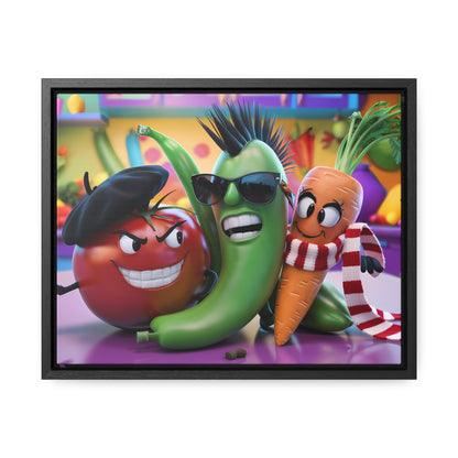 Veggie Rebels - Gallery Canvas Wraps, Horizontal Frame
