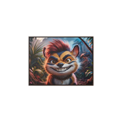 Rebel in the Jungle - Gallery Canvas Wraps, Horizontal Frame