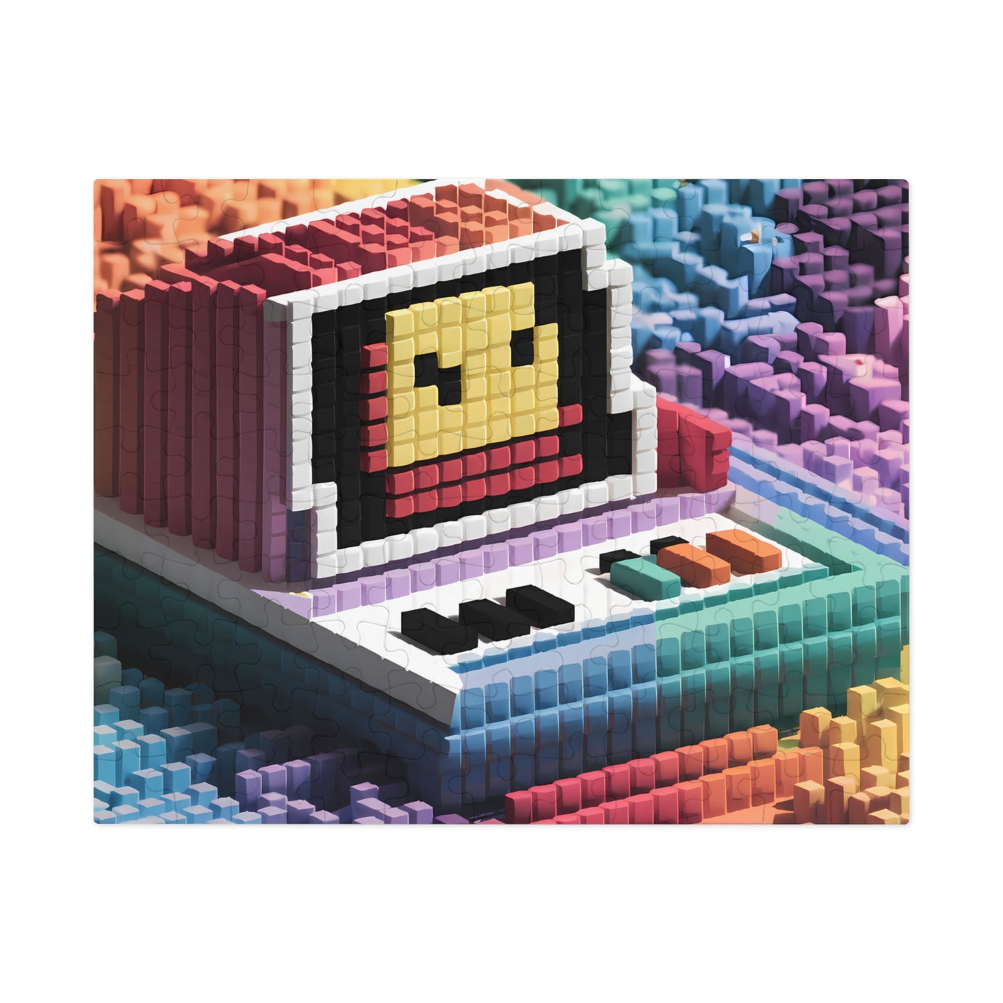 Pixelated Retro Vibes - Jigsaw Puzzle (30, 110, 252, 500,1000-Piece)