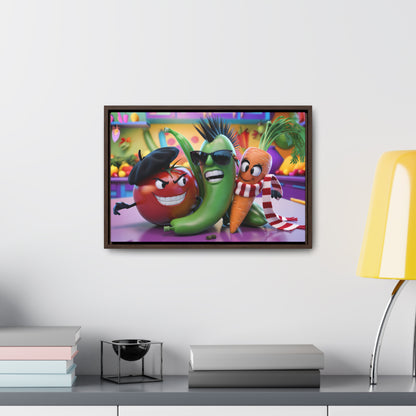 Veggie Rebels - Gallery Canvas Wraps, Horizontal Frame